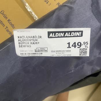 A101 Etiket Fiyatı ve Almış Fiyatı Farkı