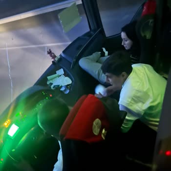 Sev Turizm Şoförü Yolcularının Canını Tehlikeye Atıyor