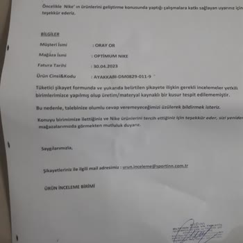 Nike Alpha Air Max 5 Şikayet