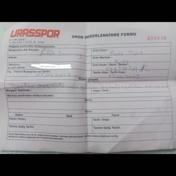 URASSPOR Puma Markası Sattığı Ürünlerinin Arkasında Durmuyor.