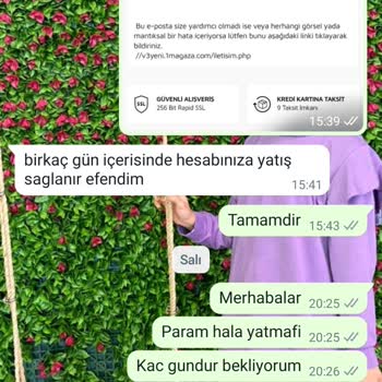 Tesettür Dünyası İade Parayı Yatırmıyor