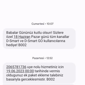 D-Smart Ek Paket Tanımlama