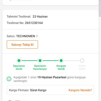 Sürat Kargo Şikayeti Transfer İşlemi Gerçekleşmiyor.
