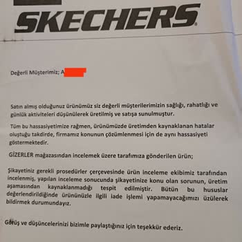 Skechers Ayakkabı Taban Problemi