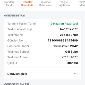 Trendyol Express Trendyol Expres Kargo Siparişimi Kaybetti.