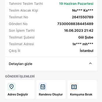 Trendyol Express Trendyol Expres Kargo Siparişimi Kaybetti.