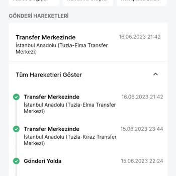 Trendyol Express Trendyol Expres Kargo Siparişimi Kaybetti.