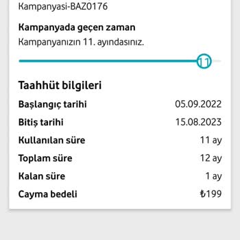 Vodafone Taahhüt Ettiği Limitsiz Red'li Mega Paketi 2. Dönem Kaldırmış