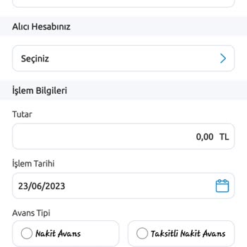 Yapı Kredi Bankası Nakit Avans Limiti
