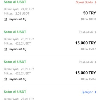 Paymount Paramı Okx Hesabıma Yatırmadı