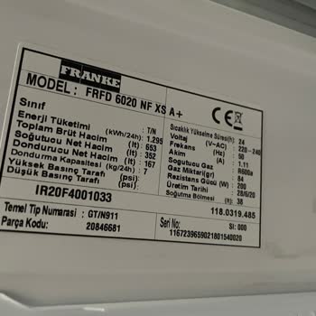 Franke Buzdolabı Hemen Bozuluyor