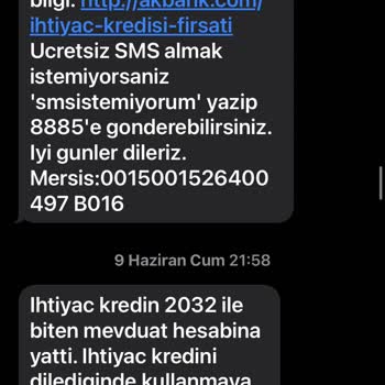 Akbank Yanıltıcı Kredi İşlemi Hesaba Paranın Geçmeme