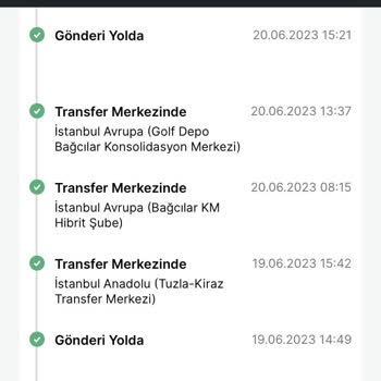 Trendyol Express Kargom Aynı Şubeler Arasında Gidip Geliyor