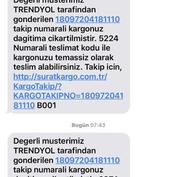 Sürat Kargo Kargomun Teslim Edilmemesi