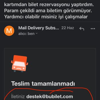 Bubilet.com İletişimden İletişim Kurulamamakta.
