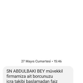 Global Satış İcra Yolu İle Benden Para İstiyorlar Tehdit Ediliyorum