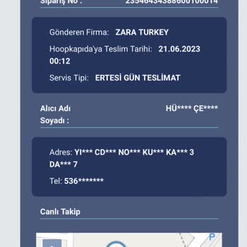 Hoopkapıda Sipariş Teslimat Sorunu