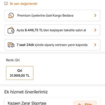 Hepsiburada Stokta Olan Siparişim Tedarik Edememe Nedeniyle İptal Edildi.