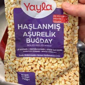 Yayla Bakliyat Küflü Yayla Haşlanmış Aşurelik Buğday