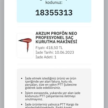 Epttavm Ürün İadesi Ve Geri Ödeme