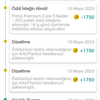 Prima Uygulaması Bez Talebim İle İlgilenmiyor