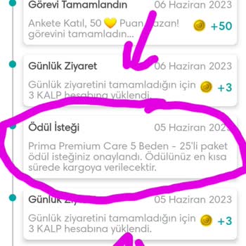 Prima Uygulaması Bez Talebim İle İlgilenmiyor