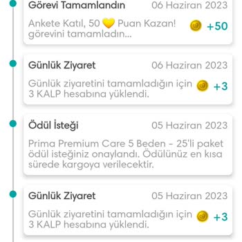 Prima Uygulaması Bez Talebim İle İlgilenmiyor