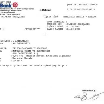 Money Pay EFT 3 Gündür Hesabıma Geçmedi