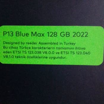 Reeder Marka Telefon Bozuk Olması