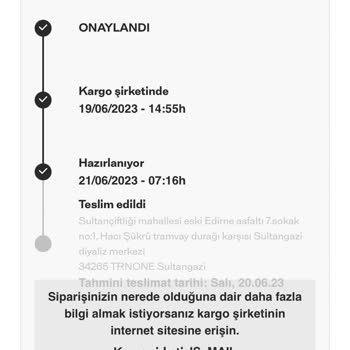 İs - Mail Dağıtım Kargom 2 Gündür Gecikmede