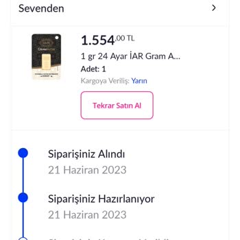 Pazarama Sevenden Altın Ürün Satışı!