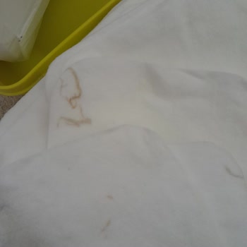 İpek Pamuk Bebek Temizleme Pamuklarında Kahverengi Leke