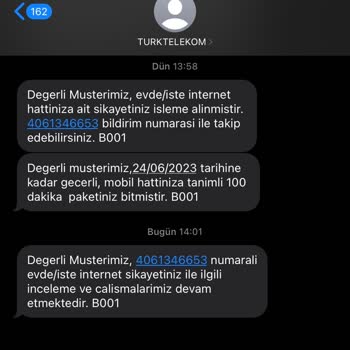 Türk Telekom 1 Haftadır Nakil İşlemi Yapmıyorlar
