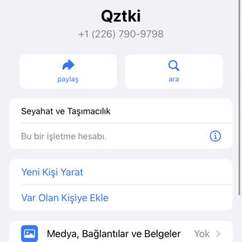 WhatsApp Yabancı Numaradan Mesaj