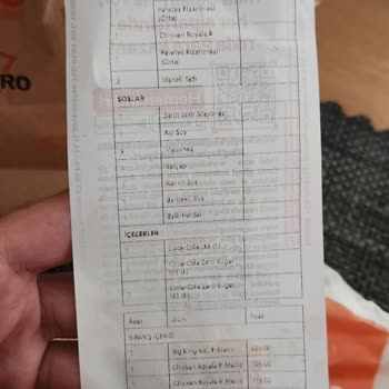 Burger King Siparişinde 3 Eksik Var