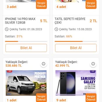 Trendyol Çekiliş Biletleri İle İlgili Sorun