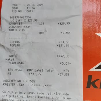 Kinetix Kusuru Ayıplı Ürün