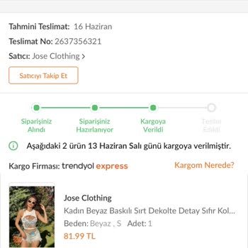 Trendyol Ve Trendyol Express Kargo Sorunu