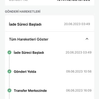 Trendyol Kargo İade Süreci