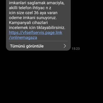 Vodafone 36 Ay Taksit Yalanı