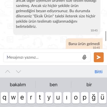 Trendyol Ürünü Başka Müşteriye Teslim Etmiş Para İadem Yapılmıyor.