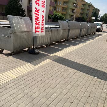 Bursa Nilüfer Belediyesi Nilüfer Görükle'de Çöp Konteynerleri Sorunu