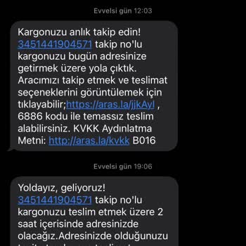 Aras Kargo Sorumsuzluğu Sebebiyle Hala Kargomu Teslim Alamadım