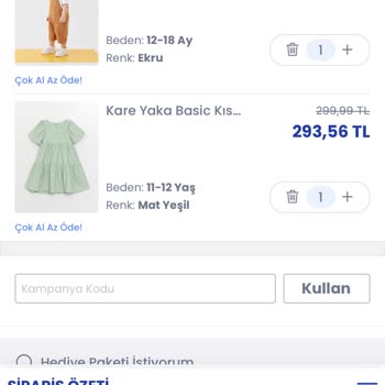 LCW Online Alışverişinde Fiyat Farkı