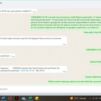 MNG Müşteri Temsilcisi Ve Görükle Şube Sorunu