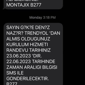 Montajix Randevusuna Gelmedi Ve Aramadı