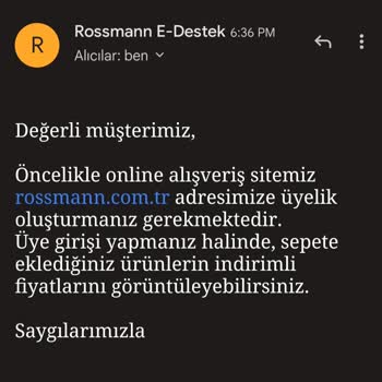 Rossmann Müşteri Hizmetleri İlgisizliği