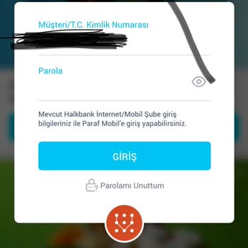 Halkbank Paraf Uygulamasına Giriş Yapamıyorum