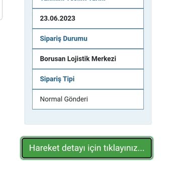 Borusan Lojistik Siparişimi Teslim Etmiyor