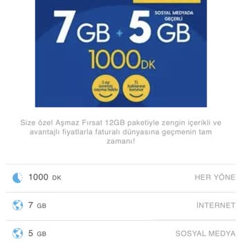 Turkcell Aşmaz Paketin Fazla Gelmesi